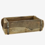 RE-USED WOODEN BRICK MOULD NATURAL - DECOR OBJECTS